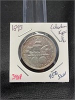 1893 Columbia Expo Half 90% Silver