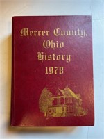 MERCER COUNTY, OHIO HISTORY 1978 HARDBACK BOOK