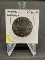 1986-D Statue of Liberty Half