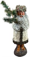 LARGE FATHER CHRISTMAS W/ CROWN BELSNICKEL