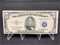 1953-A $5 Silver Certificate