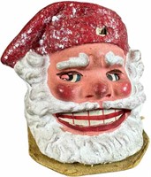 DETAILED JOLLY SANTA HEAD LANTERN