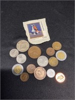 misc Group of 15 Foreign Coins