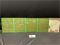 Licnoln Penny Album- 156 Coins 1909-1972