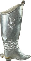 LARGE SILVER DRESDEN COWBOY BOOT