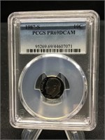 1987--S  Dime PCGS Proof 69