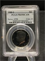 1988-S Half PCGS Proof 69