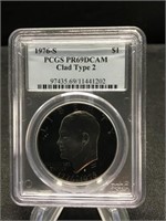 1976-S Ike $1 PCGS Proof 69