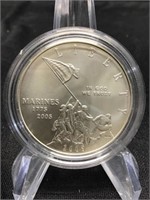 2005-P marine UNC Silver $1