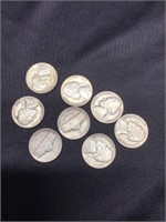 8 War Nickels