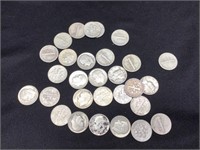 29 Silver Dimes 1941-49