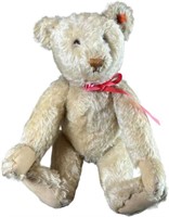 LARGE STEIFF CREAM TEDDY BEAR