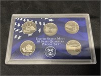 2005 Proof State Quarters 5 Coin Set
