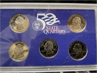 2007 State Quarters Proof Set - 5 coins