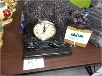 SMOKY MOUNTAIN BEAR CLOCK