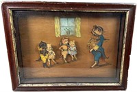 GERMAN CAT DANCING SCHOOL MOVING PICTURE AUTOMATON