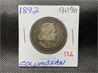 1892 COLUMBIAN COMMEMORATIVE HALF DOLLAR