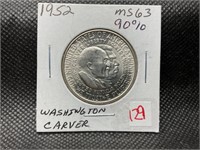 1952 WASHINGTON COMMEMORATIVE HALF DOLLAR