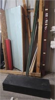 2-8' Metal Posts (used), Wood & Insulation