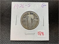 1926-S STANDING LIBERTY QUARTER