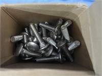Approx 150 Stainless Carriage Bolts 3/8x1.5
