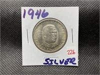 1946 BOOKER T WASHINGTON HALF DOLLAR