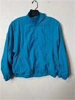 Vintage Y2K Windbreaker Jacket Blue