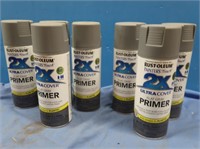 7 Rustoleum Flat Gray Primer Spray Paints