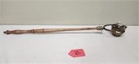 Brass Parade Torch w/ Wood Handle