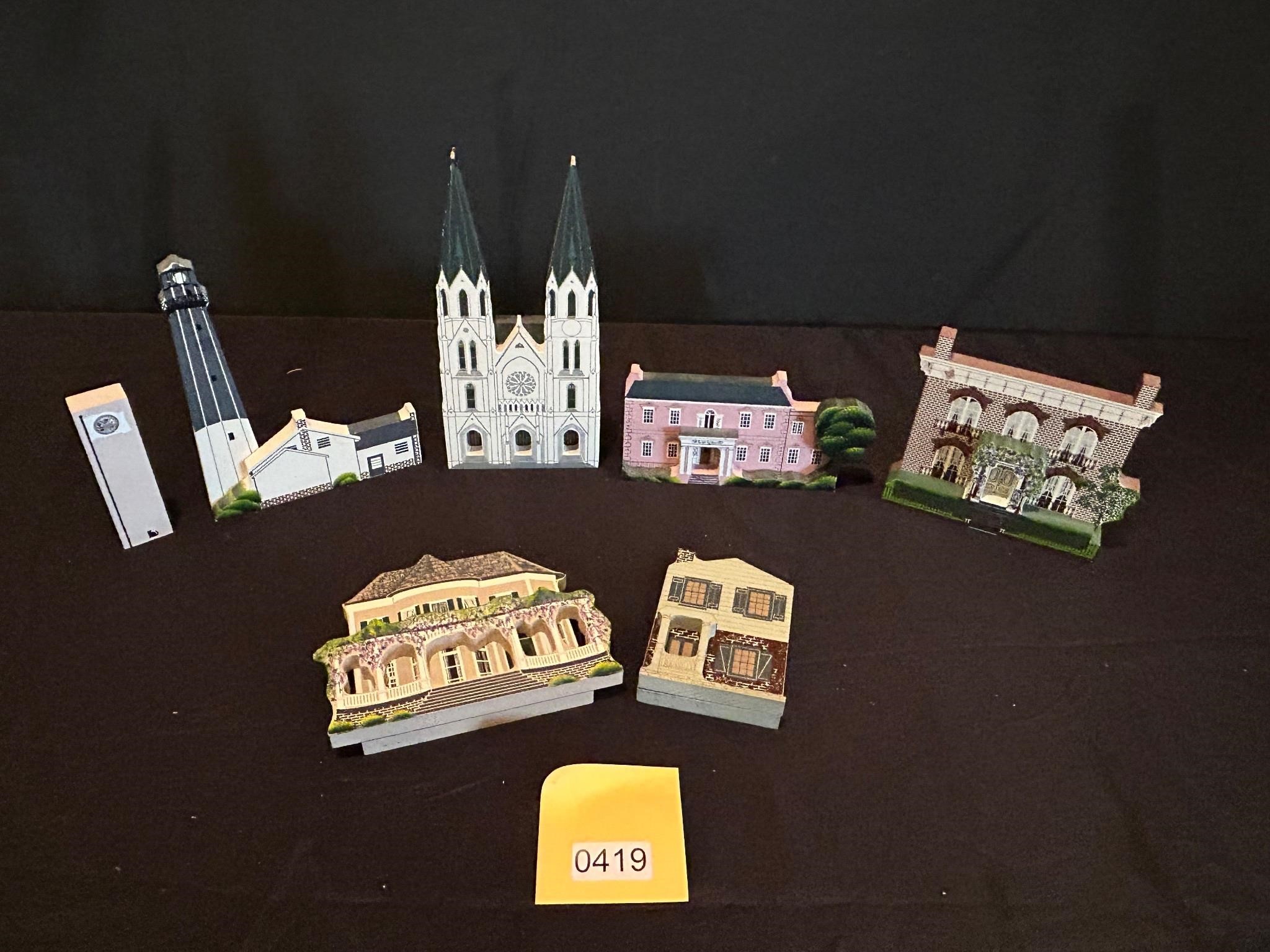 Wooden Replicas of Savannah Landmarks