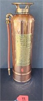 Polished Brass Fire Extinguisher