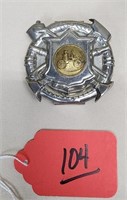 Early Fire Department Belt Buckle