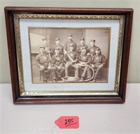 Early Framed Photo of Firefighters