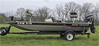 2005 Bass Tracker Pro Team 165 Boat 25hp