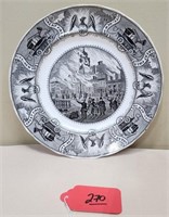 1835 Great Fire of New York Plate
