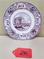 1835 Great Fire of New York Plate