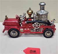 Hubley Cast Iron Steam Fire Engine