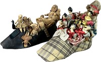 SMALL OLD WOMAN IN SHOE DOLLS