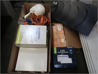 Office Lot-Envelopes, Cable Ties, Upright File