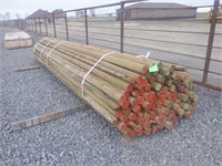 ~100 Treated Corral Rails 3" - 4" X 17'