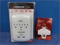 Monster Surge Protector-3-Outlet & USB, Ace