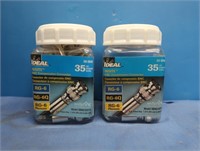 2 Ideal BNC Compression Connector 35-packs RG-6