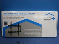 Home Plus Fixed TV Wall Mount 26"-50", 66 lbs,