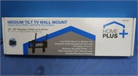 Home Plug Tilting TV Wall Mount 32"-50", 88 lbs,