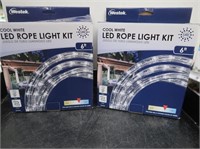 2 Westek 6' Cool White LED Rope Light Kits