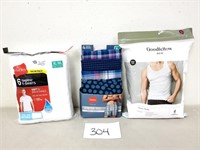 New Men's Shirts, Tanks and Boxers - Size XL