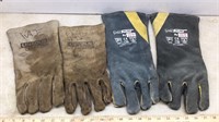 (2) WELDING GLOVES