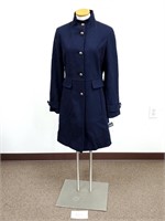 New Women's Ralph Lauren $280 Navy Military Coat