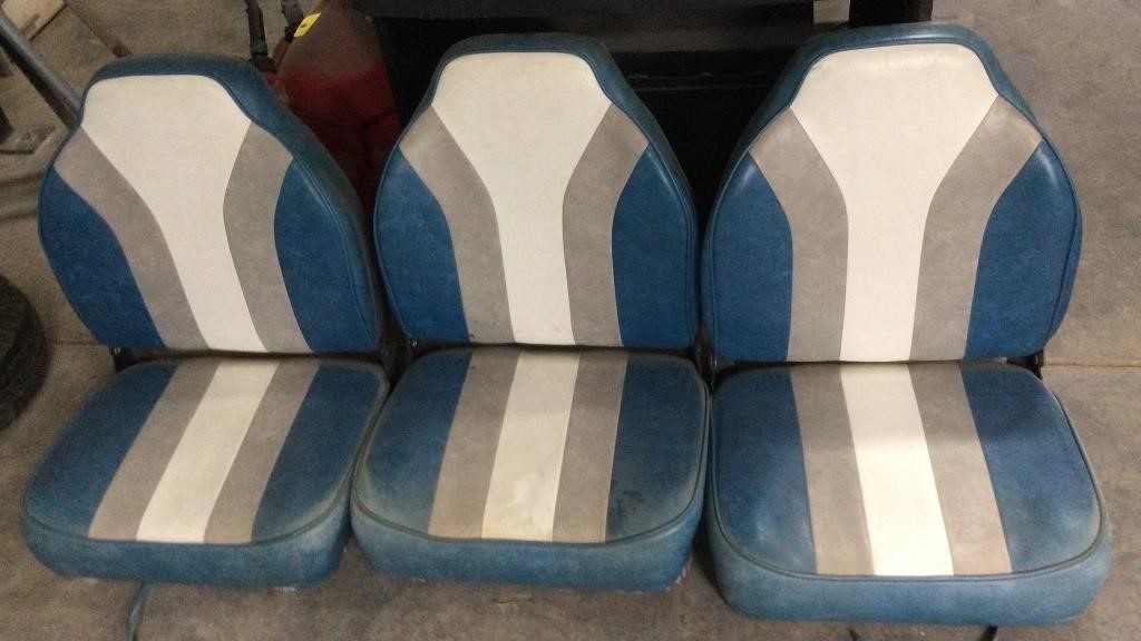 (3) BOAT SEATS