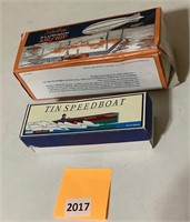 2 Boxed Toy Boats